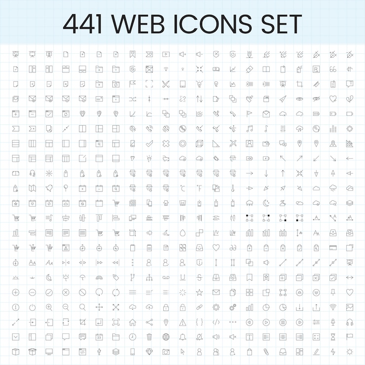 Vector gratuito conjunto de vectores de iconos de computadora