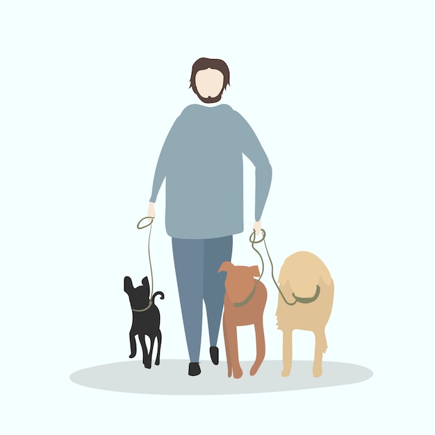 Conjunto de vectores de personas ilustradas