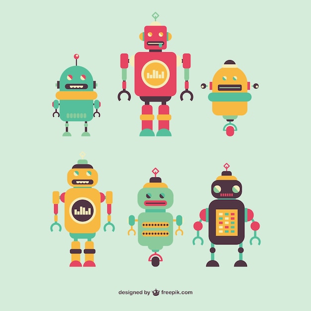 Conjunto de vectores de robots