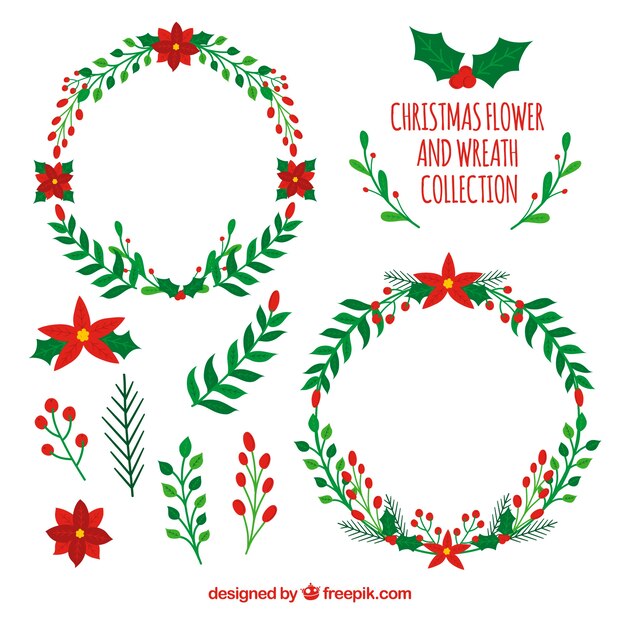 Conjuntos de coronas de navidad