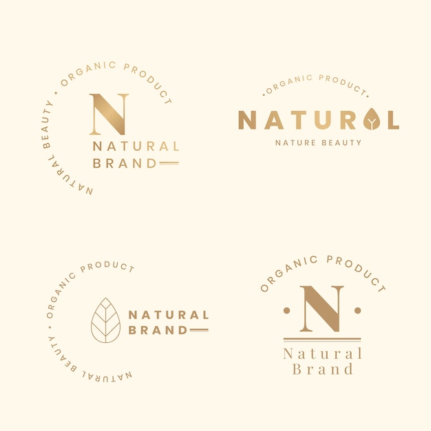 Conjuntos de logotipos naturales