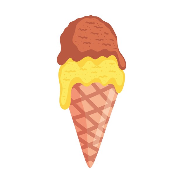 cono de helado dulce