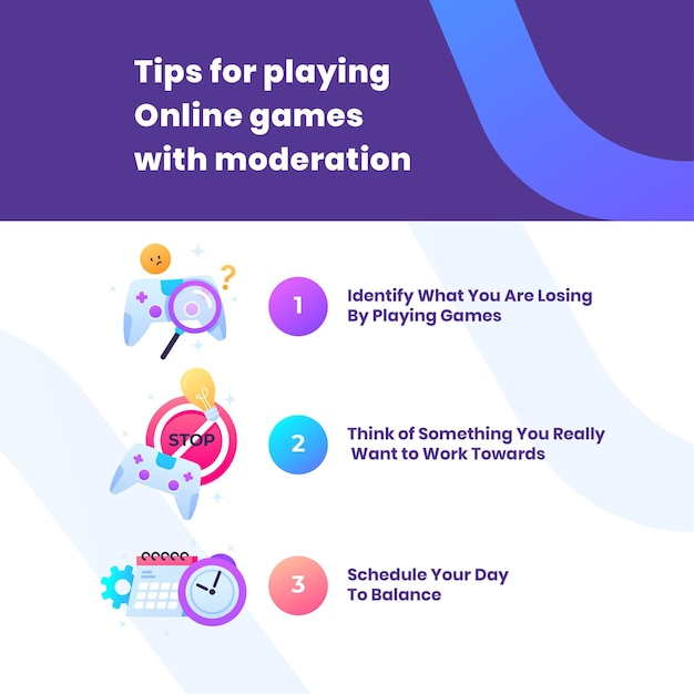 Consejos para jugar juegos en línea con moderación