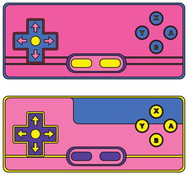 Consola de videojuegos retro aislada