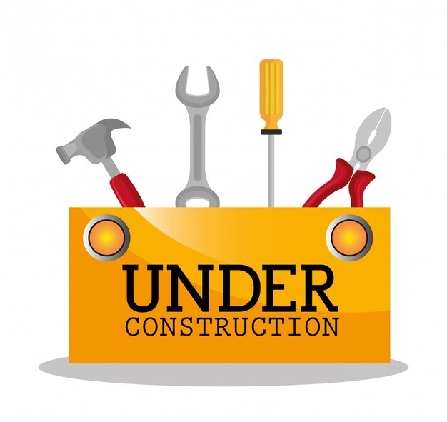 en construcción ilustración