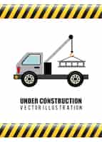 Vector gratuito en construcción