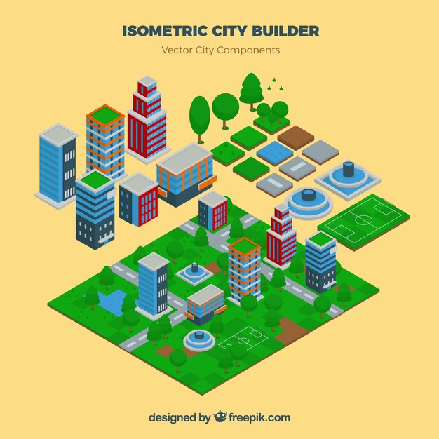 Construye tu ciudad en vista isométrica 