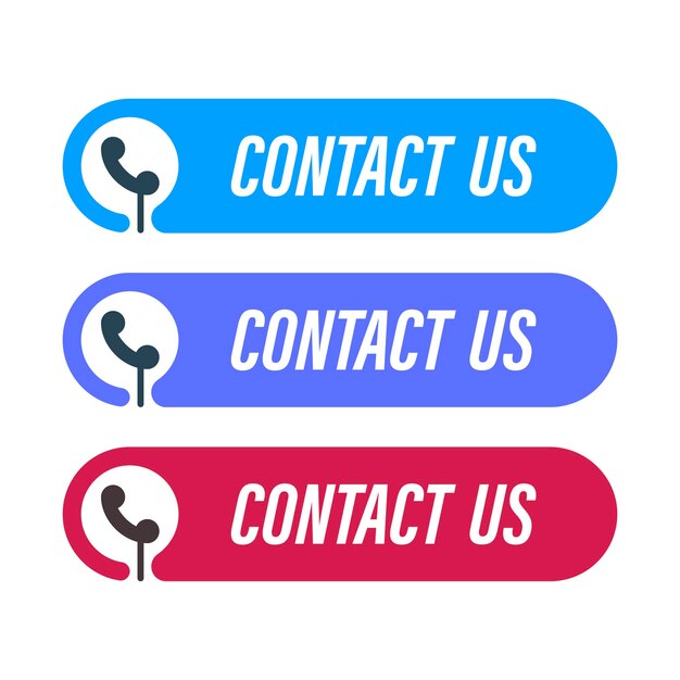 Contacte con nosotros Signo oval con teléfono