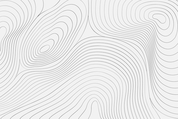 Contorno abstracto dibujado a mano en el fondo