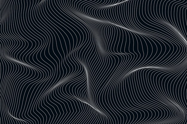 Contorno abstracto dibujado a mano en el fondo