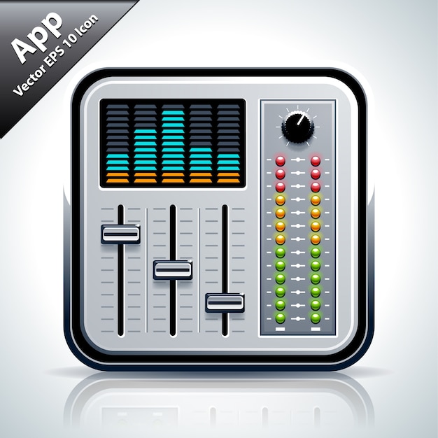 controlador de música aislado
