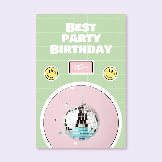 Vector gratuito cool best birthday party ideas blog gráfico