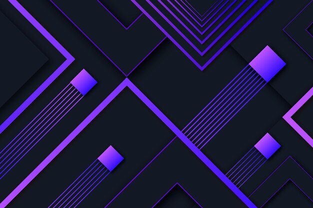 Copie el fondo geométrico degradado moderno del espacio