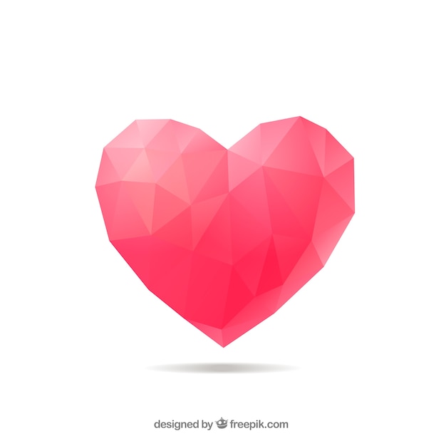 Corazón poligonal