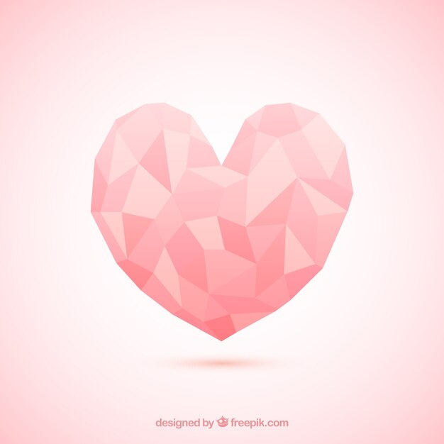 Corazón poligonal