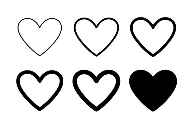 Los corazones definen el estilo