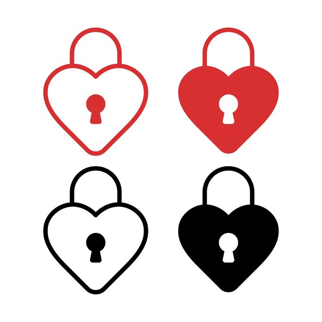 Los corazones están cerrados.