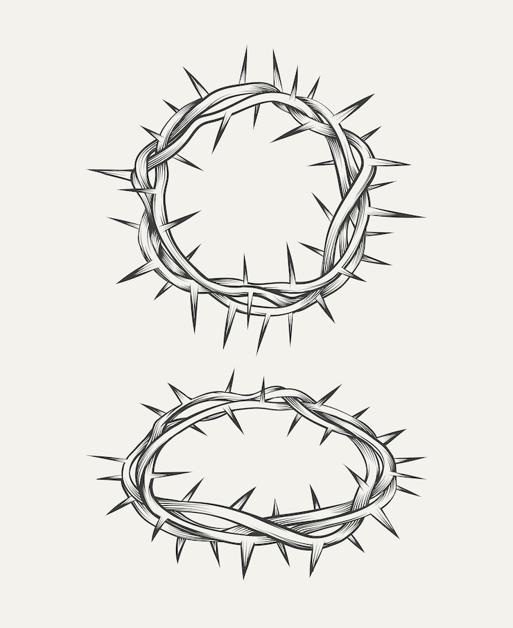 Vector gratuito corona de espinas