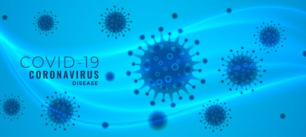 Coronavirus flotante covid19 propagando antecedentes de infección y enfermedad