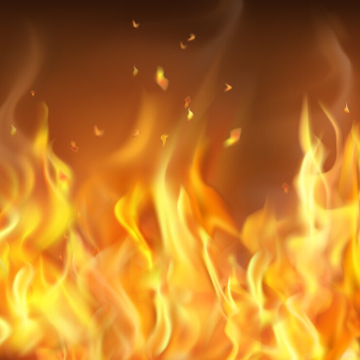 Vector gratuito cortafuegos ardiente en caliente abstracto