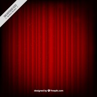 Vector gratis cortinas rojas de fondo