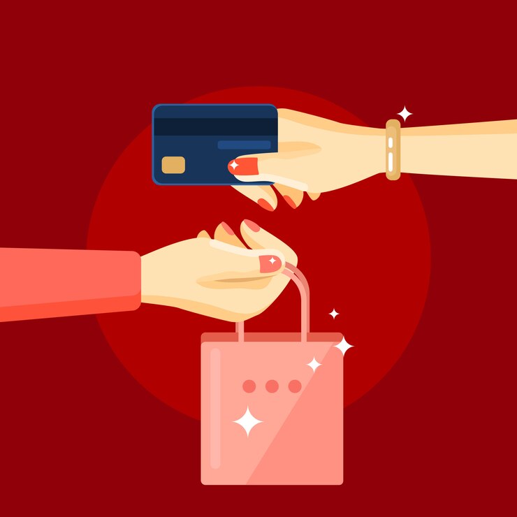 Vector gratuito cosmética compra composición