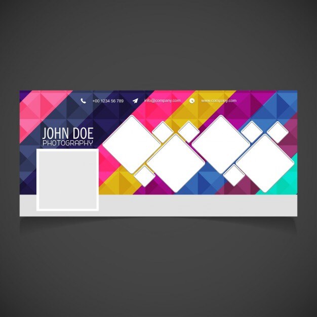 Cover con un fondo geométrico