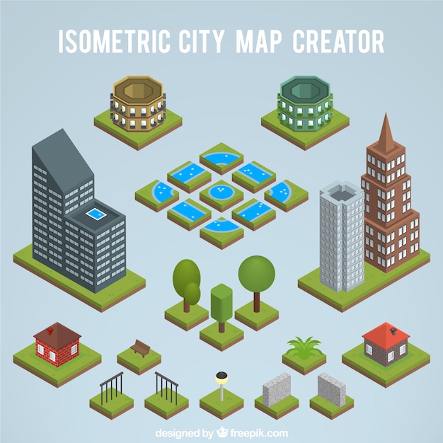Creación de un mapa de ciudad isométrico
