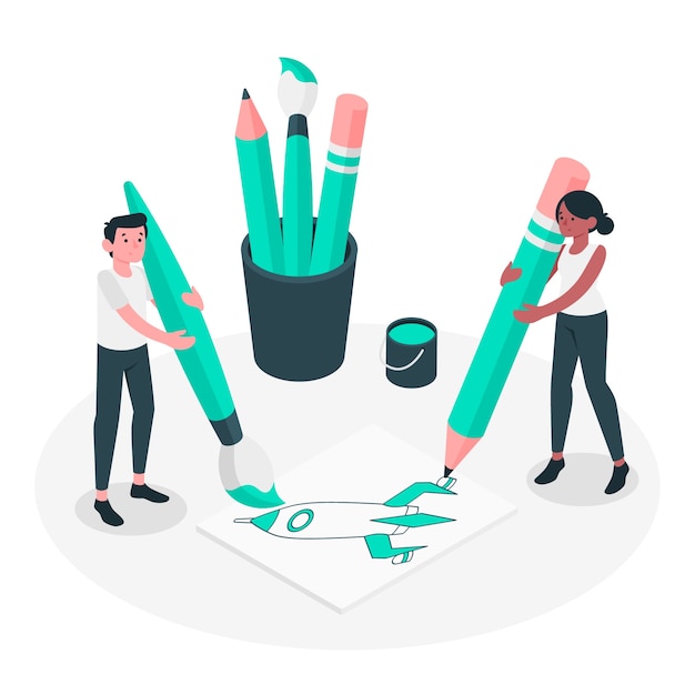 Crear ilustración conceptual