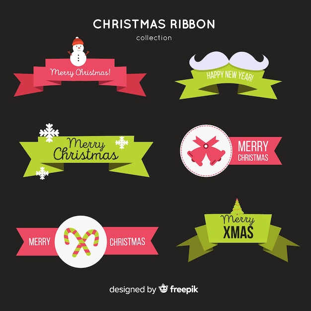 Creativa colección de cintas de navidad