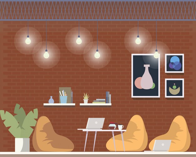 Creative Coworking Freelance Area Diseño de interiores