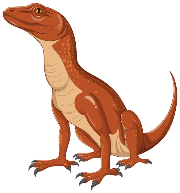 Una criatura reptiliana que se asemeja a un dinosaurio.