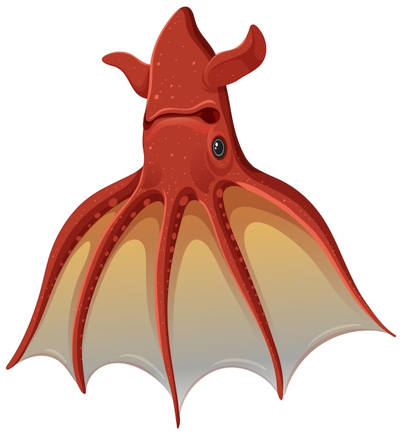 Criaturas de las profundidades del mar calamar vampiro
