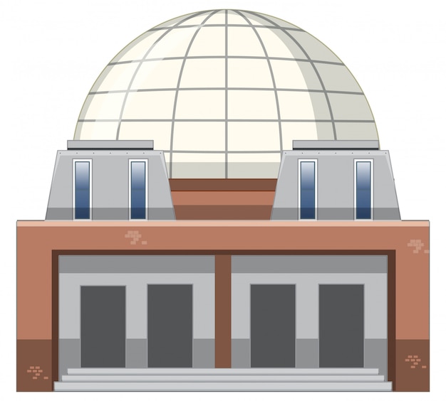 Cuadro aislado del edificio moderno