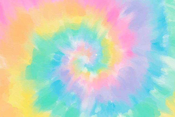Vector gratuito cuadro de fondo de acuarela de tinte de corbata