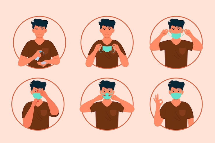 Vector gratuito cuándo y cómo usar la máscara de infografía