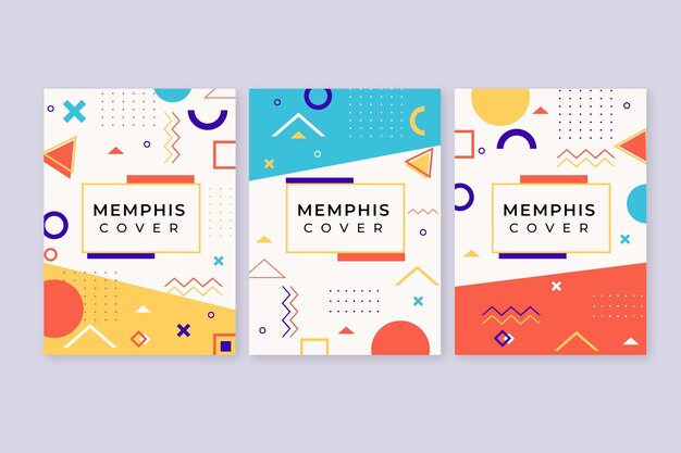 Cubiertas de diseño de Memphis