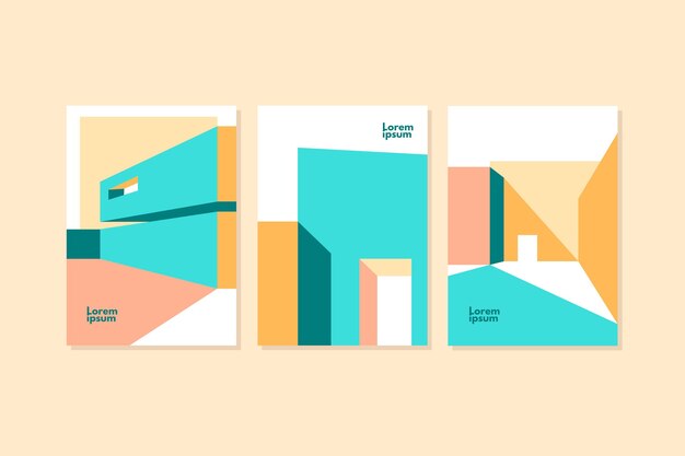 Cubiertas minimalistas de arquitectura