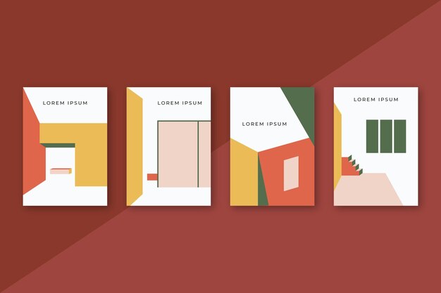 Cubiertas minimalistas de arquitectura