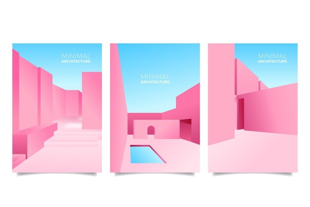 Cubiertas minimalistas de arquitectura
