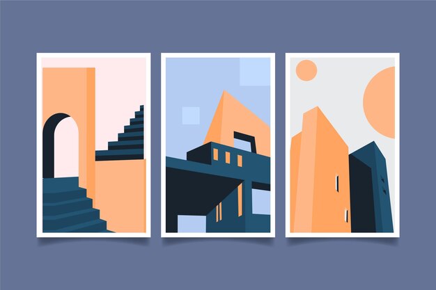 Cubiertas minimalistas de arquitectura