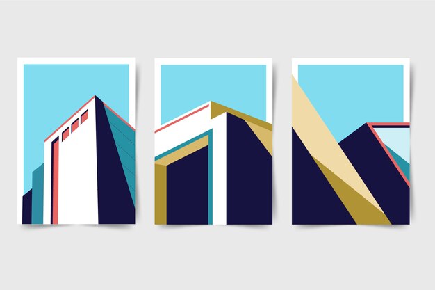 Cubiertas minimalistas de arquitectura