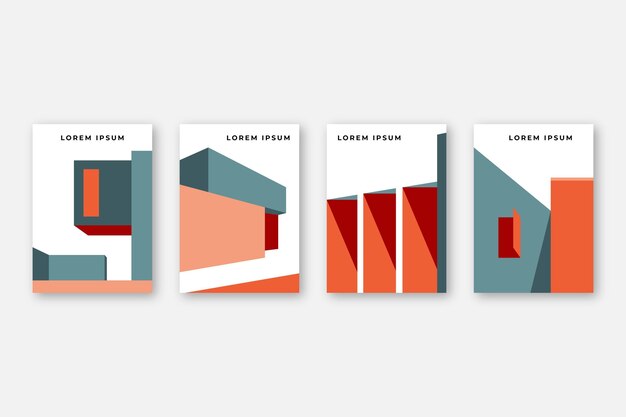 Cubiertas minimalistas de arquitectura