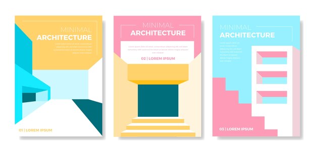 Cubiertas minimalistas de arquitectura