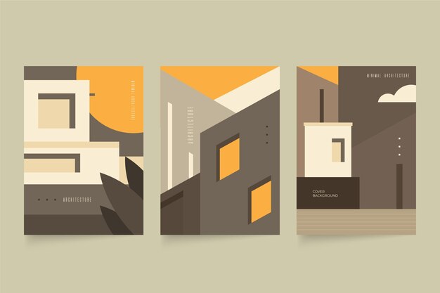 Cubiertas minimalistas de arquitectura