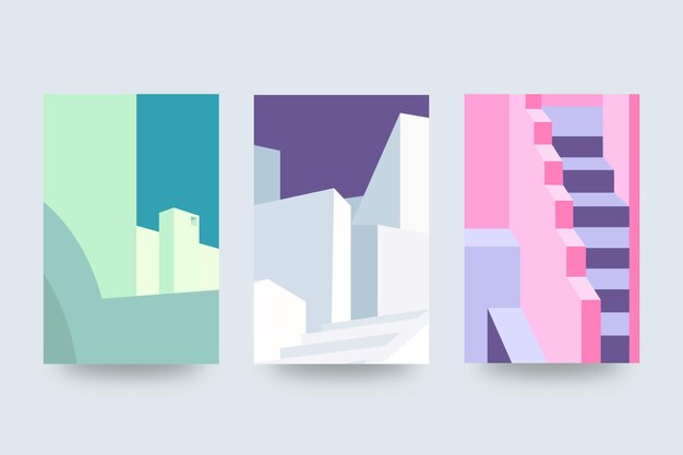 Cubiertas minimalistas de arquitectura