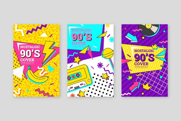 Cubiertas planas nostálgicas de los 90