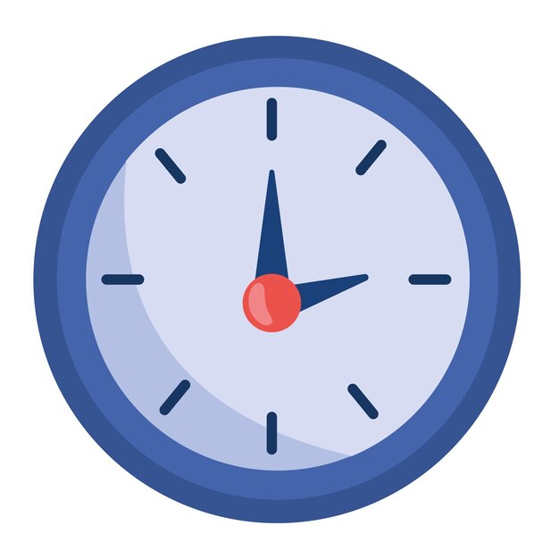 Cuenta atrás de la fecha límite del reloj moderno
