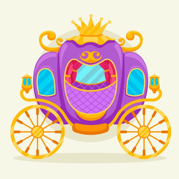 Cuento de hadas carro fantasía