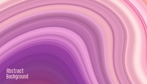 Curva abstracta líneas suaves fondo púrpura